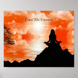 Vertrauen Sie auf das spirituelle Zitat Poster