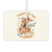 Vertrauen Sie auf den Herrn.. Autolufterfrischer (Vorderseite)
