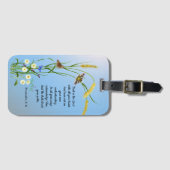 Vertrauen Sie auf den Herrn mit all Ihrem Herzen B Gepäckanhänger (Vorderseite (Horizontal))