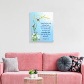 Vertrauen Sie auf den Herrn mit all Ihrem Herzen B Leinwanddruck (Insitu (Wohnzimmer))