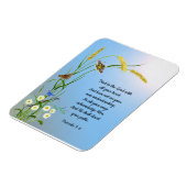 Vertrauen Sie auf den Herrn mit all Ihrem Herzen B Magnet (Linke Seite)