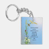 Vertrauen Sie auf den Herrn mit all Ihrem Herzen B Schlüsselanhänger (Vorderseite links)