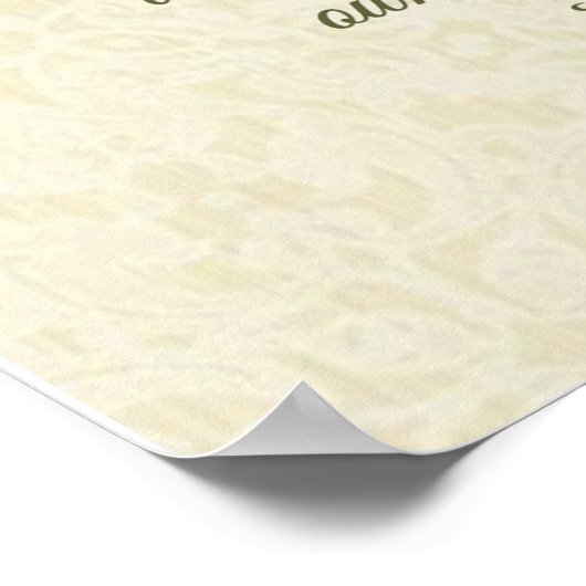 Vertrauen Sie auf den Herrn mit all Ihren Herz ros Poster (Ecke)