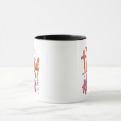 Vertrauen Sie auf den Herrn mit all Ihren Sprichwö Tasse (Zentrum)