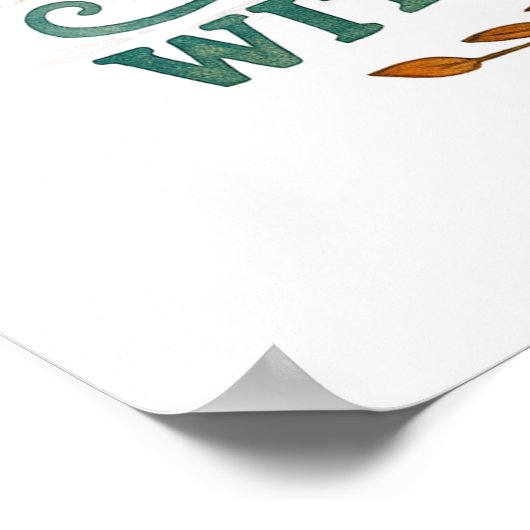 Vertrauen Sie auf den Herrn.. Poster (Ecke)