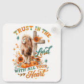 Vertrauen Sie auf den Herrn.. Schlüsselanhänger (Rückseite)