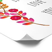 "Vertrauen Sie auf die Liebe, die Sie sind" Poster (Ecke)