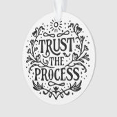 Vertrauen Sie auf die Manifestationsbestätigung Ornament (Vorderseite)