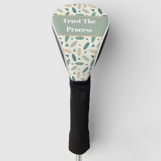 Vertrauen Sie auf die Process Surfboard Golf Head Headcover (Vorderseite)