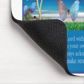 Vertrauen Sie auf die Sprichwörter 3:5-6 Mousepad (Ecke)