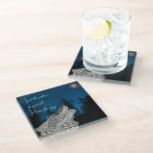 Vertrauen Sie auf die Weisheit Ihres Souls Glasuntersetzer (Schrägansicht)