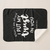 Vertrauen Sie auf Dunkelheit, wenn ich Angst habe, Sherpadecke (Vorderseite (Horizontal))