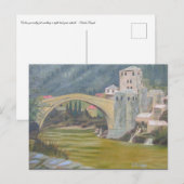 Vertrauen Sie auf Ihre Instinkt Bridge Postcard Postkarte (Vorne/Hinten)