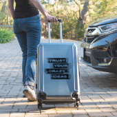 Vertrauen Sie auf Ihre verrückten Ideen | Aufklebe Aufkleber (Koffer Insitu)