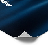 Vertrauen Sie auf Motivierend blaue Flecken des Pr Poster (Ecke)