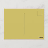 VERTRAUEN Sie das mächtige Zitat Gold Postkarte (Rückseite)