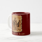 Vertrauen Sie, dass ich ich ein Alchemist bin! Zweifarbige Tasse (Vorderseite Links)