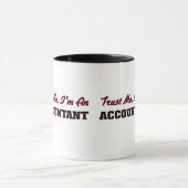 Vertrauen Sie, dass ich ich ein Buchhalter bin Tasse (Zentrum)