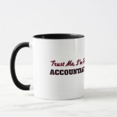 Vertrauen Sie, dass ich ich ein Buchhalter bin Tasse (Links)