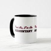 Vertrauen Sie, dass ich ich ein Buchhalter bin Tasse (Vorderseite Links)