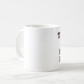 Vertrauen Sie, dass ich ich EIN FINANZmanager bin Kaffeetasse (Vorderseite Links)