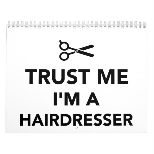 Vertrauen Sie, dass ich ich ein Friseur bin Kalender (Titelbild)