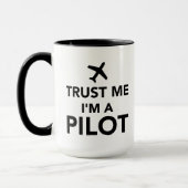 Vertrauen Sie, dass ich ich ein Pilot bin Tasse (Links)