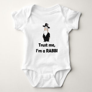 Vertrauen Sie, dass ich ich ein Rabbiner - Baby Strampler