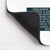 Vertrauen Sie, dass ich ich ein Rechtsanwalt bin Mousepad (Ecke)