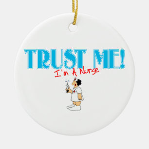 Vertrauen Sie, dass ich ich eine Keramik Ornament