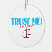 Vertrauen Sie, dass ich ich eine Keramik Ornament (Links)
