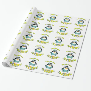 Vertrauen Sie, dass ich ich eine Krankenschwester Geschenkpapier