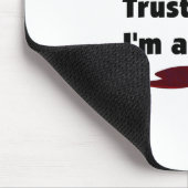 Vertrauen Sie, dass ich ich eine Krankenschwester Mousepad (Ecke)