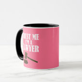 Vertrauen Sie, dass ich ich eine lustige Tasse (Vorderseite Links)