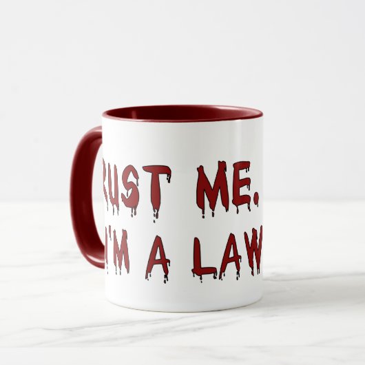 Vertrauen Sie, dass ich ich eine Tasse (Vorderseite Links)