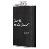 Vertrauen Sie, dass ich Sie - Alkohol tanzen kann Flachmann (Links)