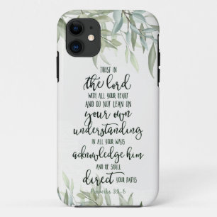 Vertrauen Sie dem Herrn floral  Case-Mate iPhone Hülle