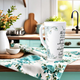 Vertrauen Sie dem Herrn floral   Milchtasse