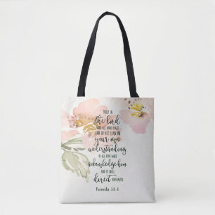 Vertrauen Sie dem Herrn floral Tasche