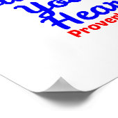 Vertrauen Sie dem Herrn mit all Ihrem Herzen Poster (Ecke)