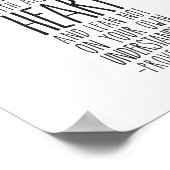 Vertrauen Sie dem Herrn mit all Ihrem Herzen, Spri Poster (Ecke)