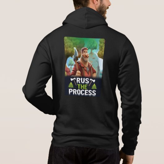 Vertrauen Sie dem Prozess 2 Hoodie (Rückseite)