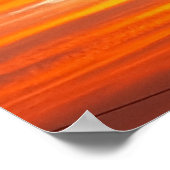 Vertrauen Sie dem Prozess - Schöner Sonnenuntergan Poster (Ecke)