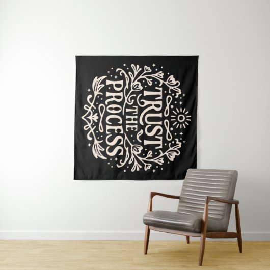 Vertrauen Sie dem Prozess Wandteppich (Beispiel (Horizontal))