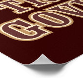 Vertrauen Sie dem staatlichen Poster (Ecke)