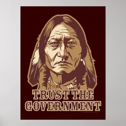 Vertrauen Sie dem staatlichen Poster (Vorne)