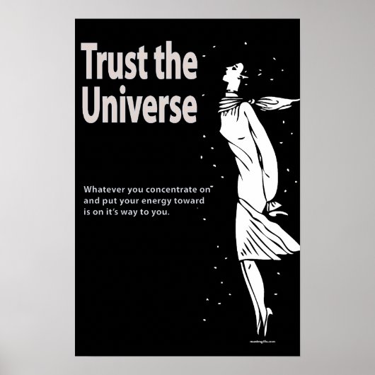 Vertrauen Sie dem Universe Poster (Vorne)