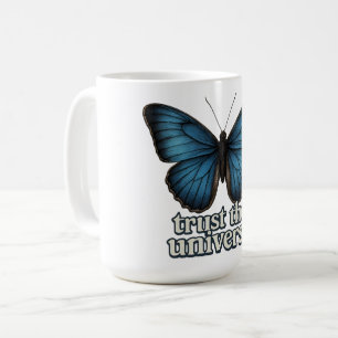 Vertrauen Sie dem Universum - Gesetz der Attraktiv Kaffeetasse