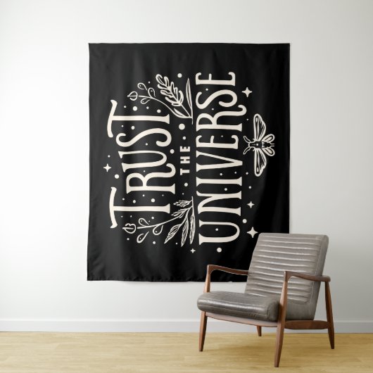 Vertrauen Sie dem Universum Wandteppich (Beispiel)