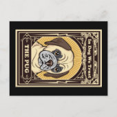 Vertrauen Sie den Mops Postkarten. Postkarte (Vorderseite)